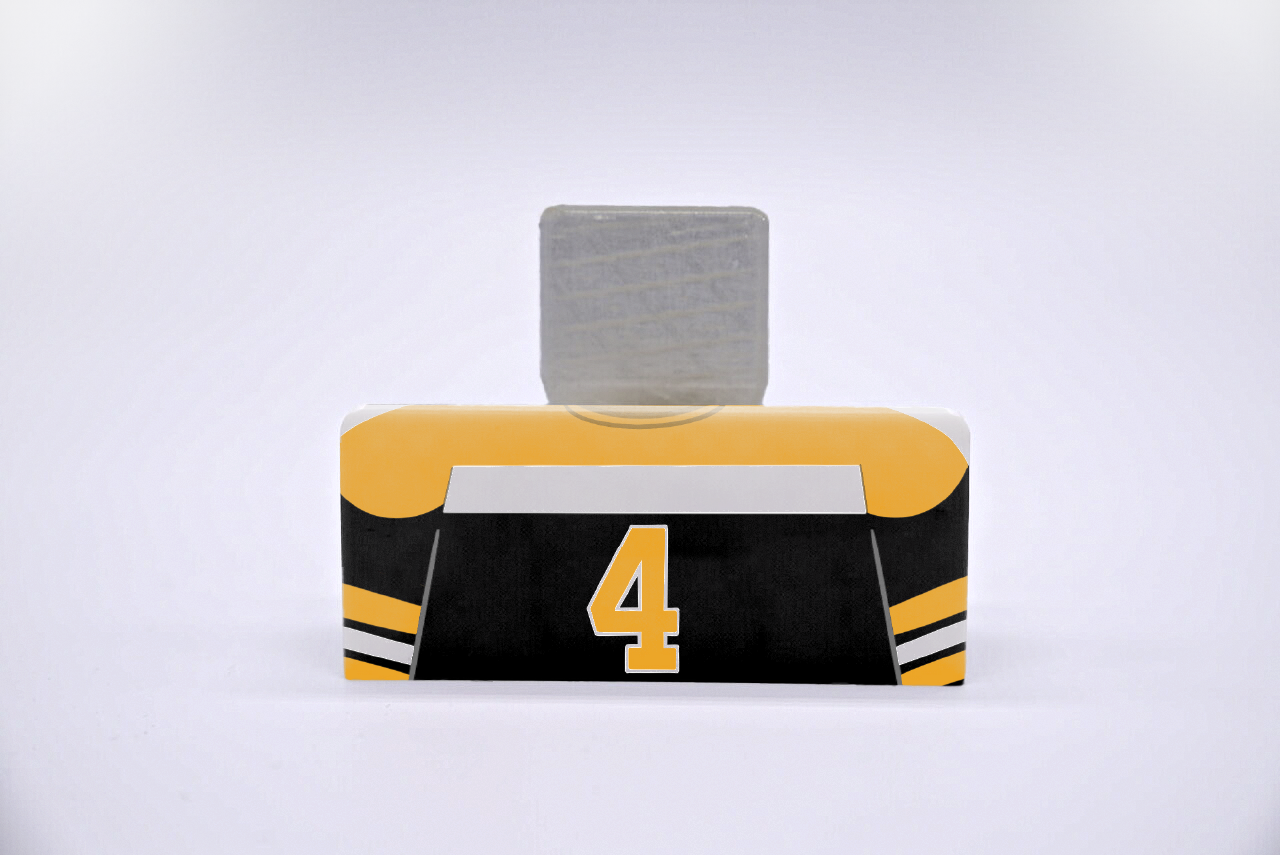 Hockey Boston #4 Jersey Series VariStand Trading Card Display