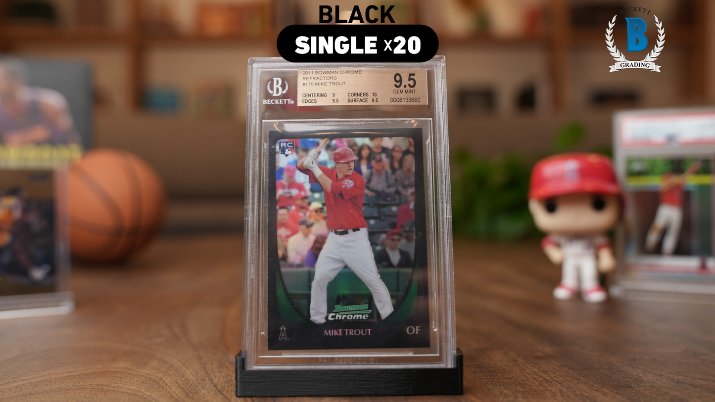 BGS Graded Trading Card Display Stands - 20 Pack