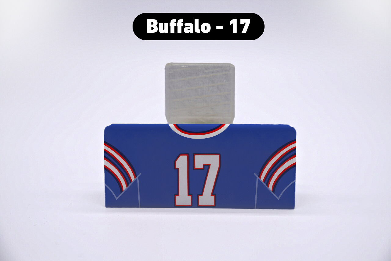 Football Buffalo #17 Jersey Series VariStand Trading Card Display