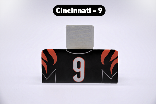 Football Cincinnati #9 Jersey Series VariStand Trading Card Display