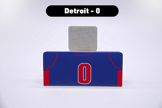 Basketball Detroit #0 Jersey Series VariStand Trading Card Display