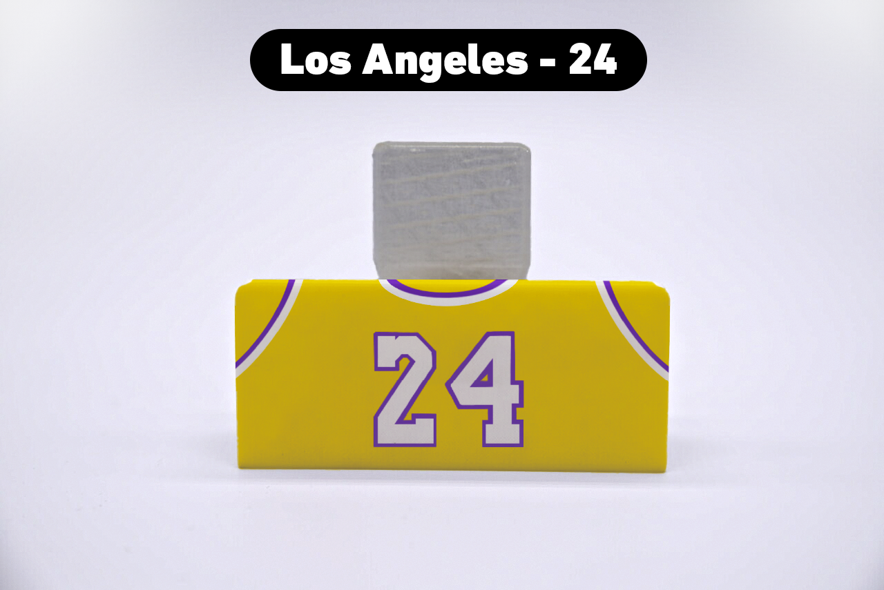Basketball Los Angeles #24 Jersey Series VariStand Trading Card Display