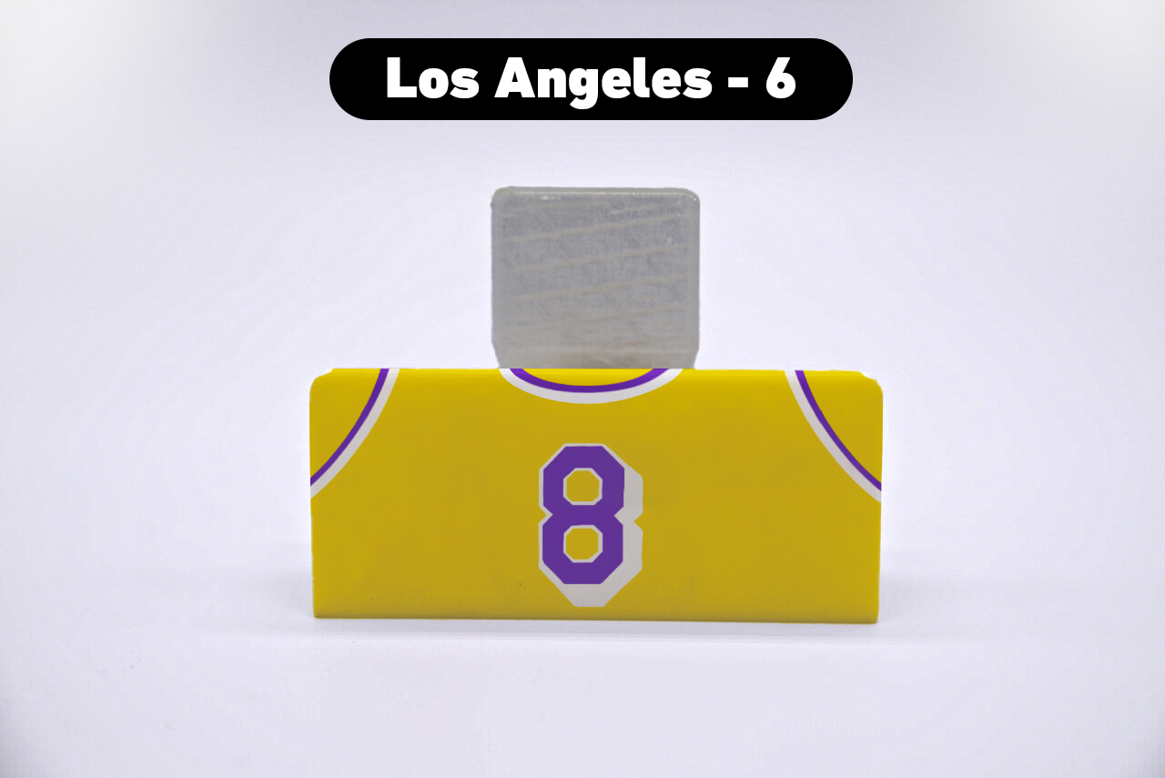 Basketball Los Angeles #8 Jersey Series VariStand Trading Card Display