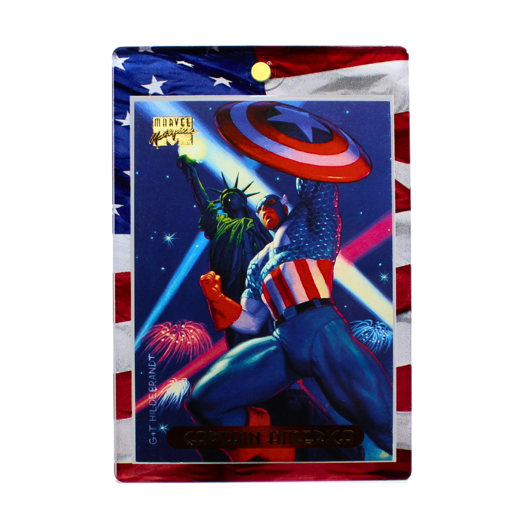 American Flag Magnetic Card Holder