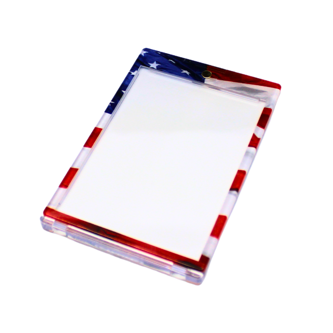 American Flag Magnetic Card Holder