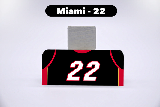 Basketball Miami #22 Jersey Series VariStand Trading Card Display