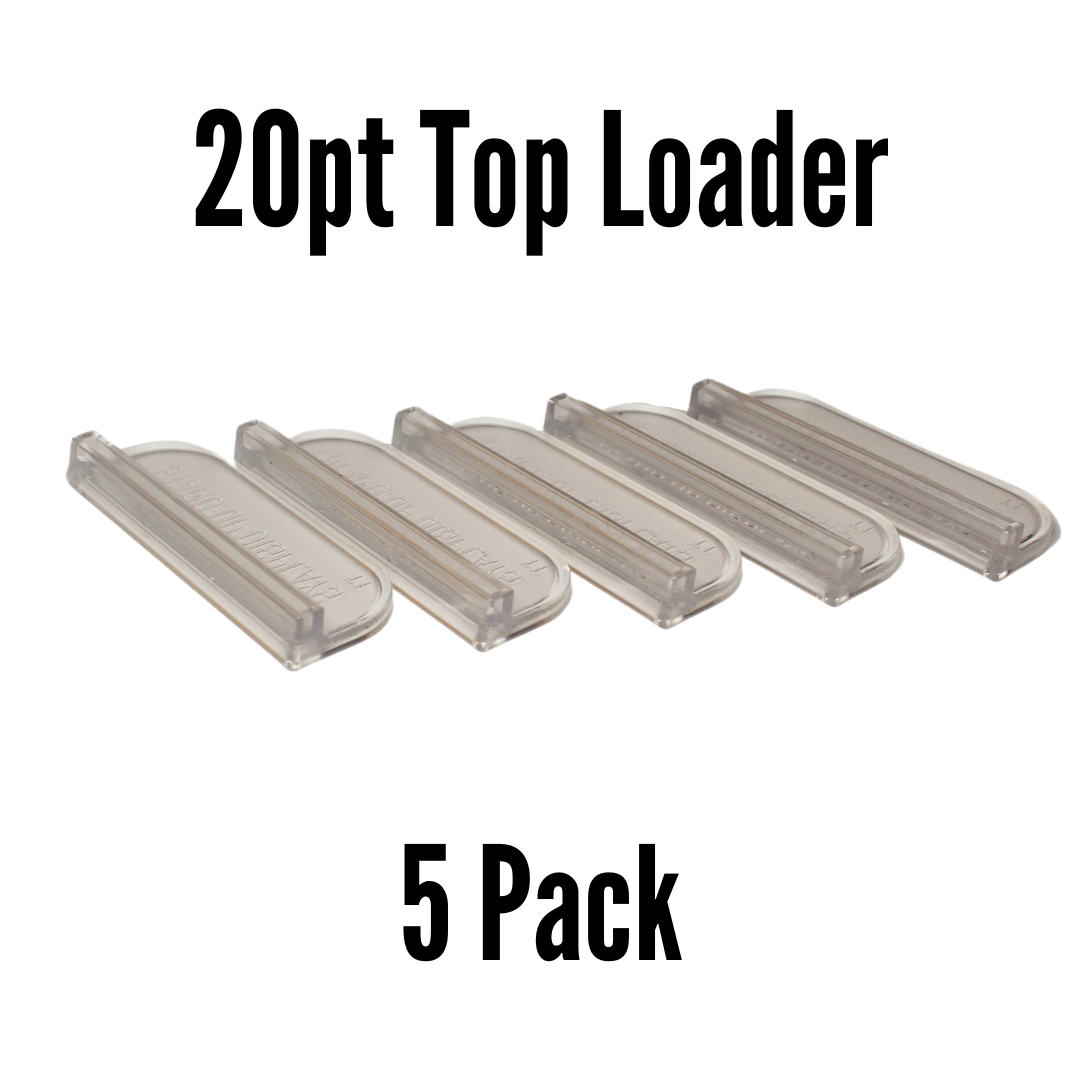 Basic Stands - 20pt Top Loader - Clear - 5 Pack