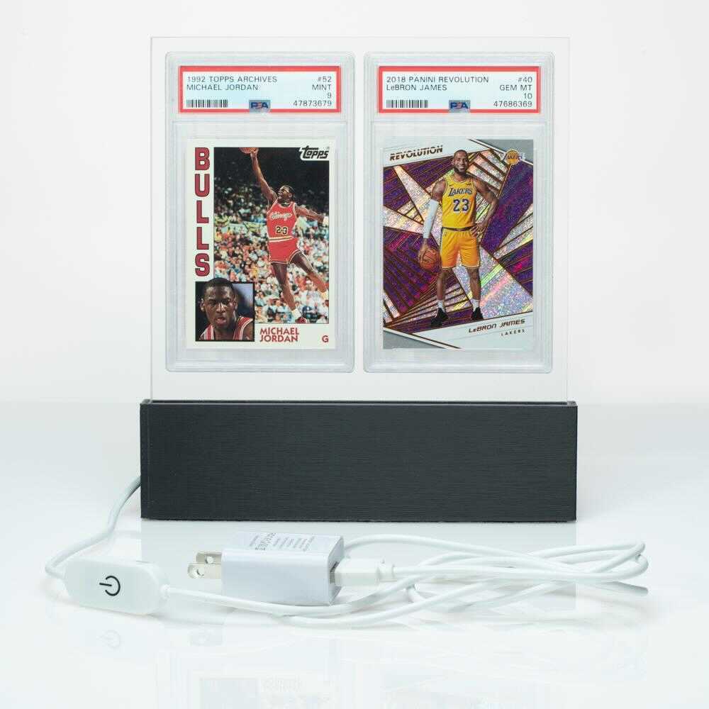Stand Up Your Slabs - Light Up Desk Display for Two of Your PSA Slabs!