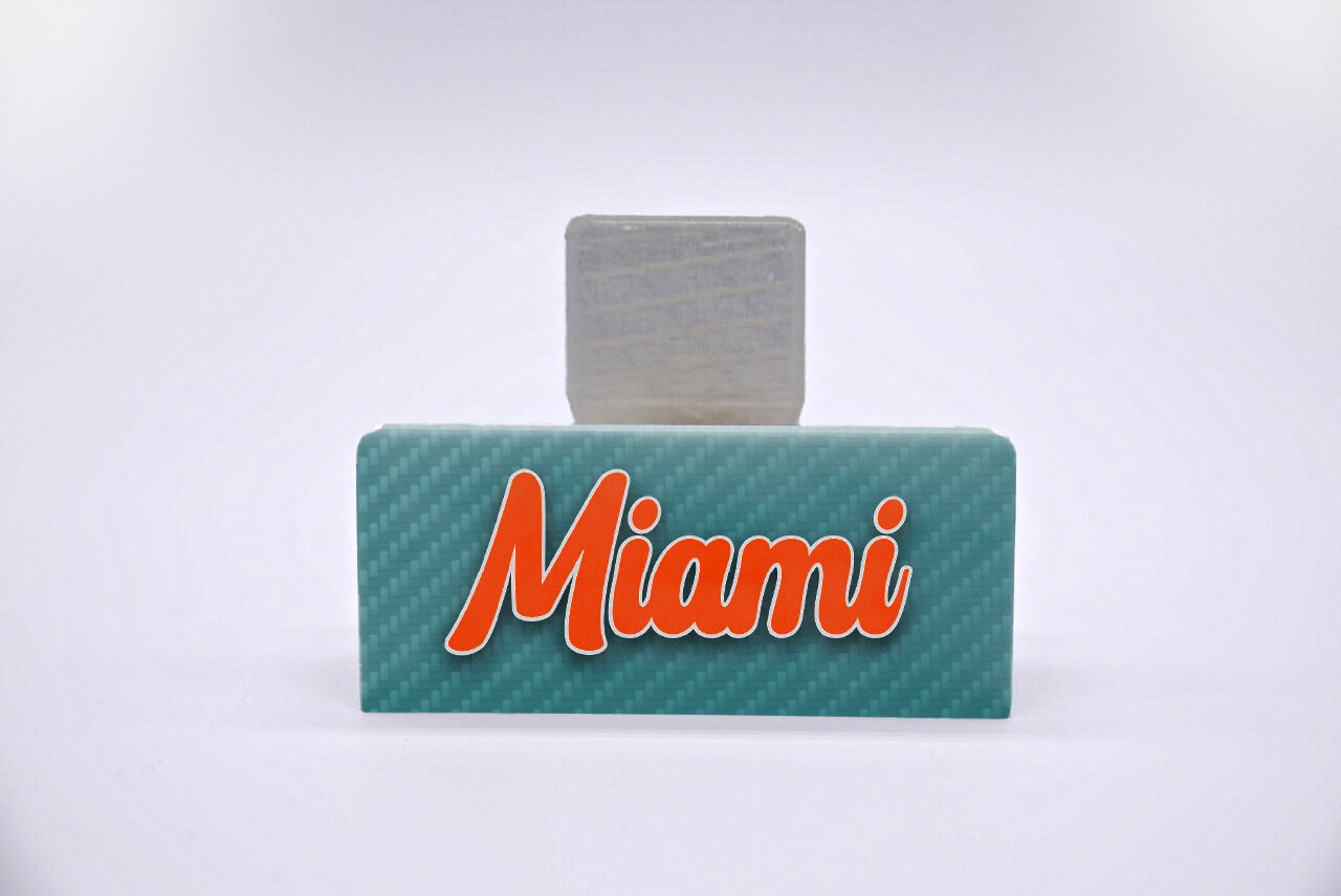 Football Miami City Series VariStand Trading Card Display