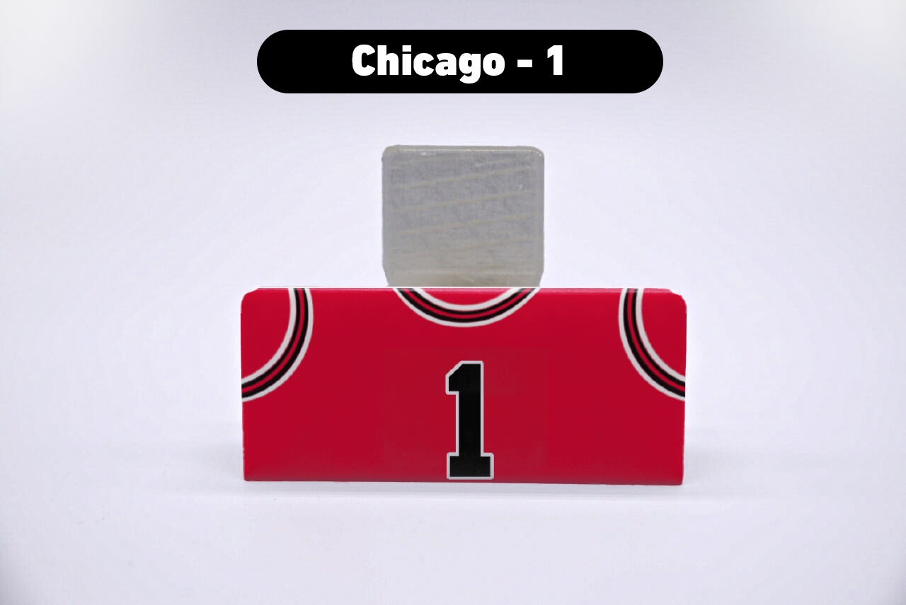 Basketball Chicago #1 Jersey Series VariStand Trading Card Display