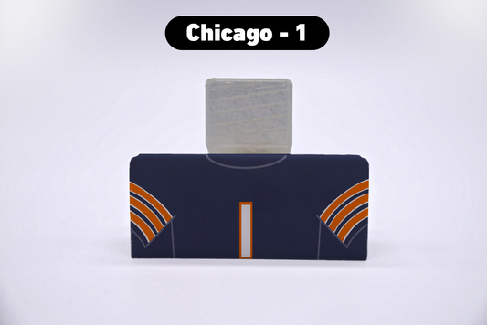 Football Chicago #1 Jersey Series VariStand Trading Card Display