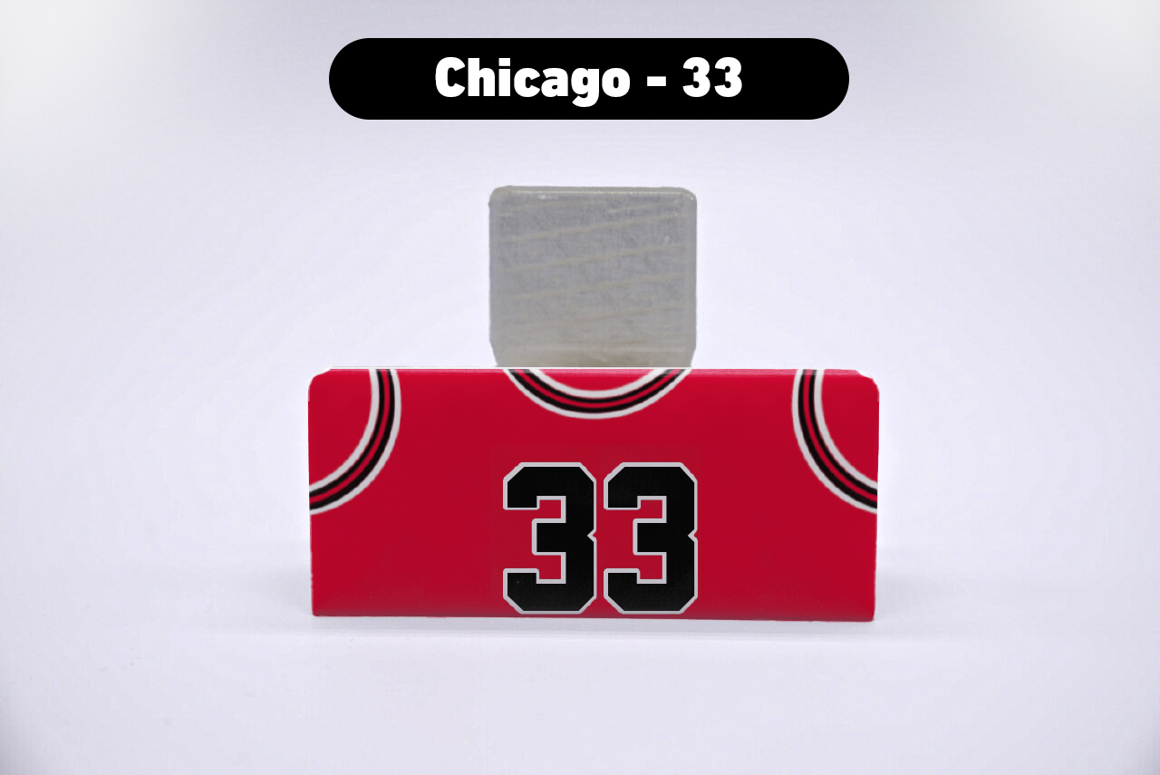 Basketball Chicago #33 Jersey Series VariStand Trading Card Display