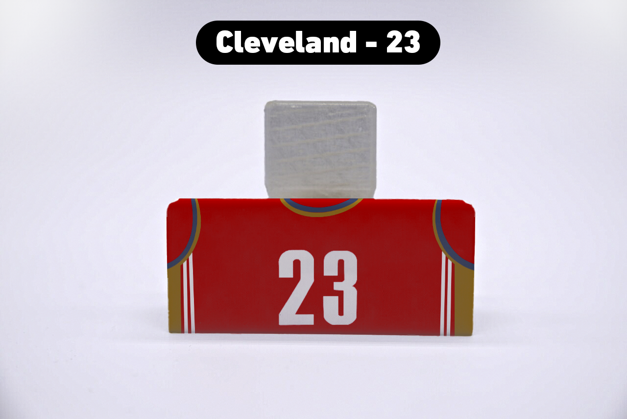 Basketball Cleveland #23 Jersey Series VariStand Trading Card Display