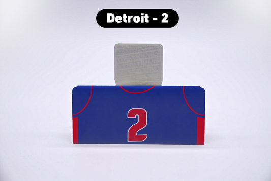 Basketball Detroit #2 Jersey Series VariStand Trading Card Display