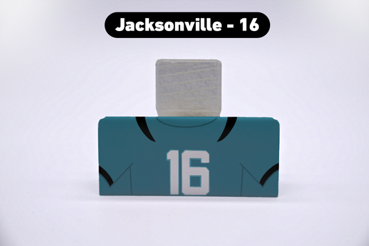 Football Jacksonville #16 Jersey Series VariStand Trading Card Display