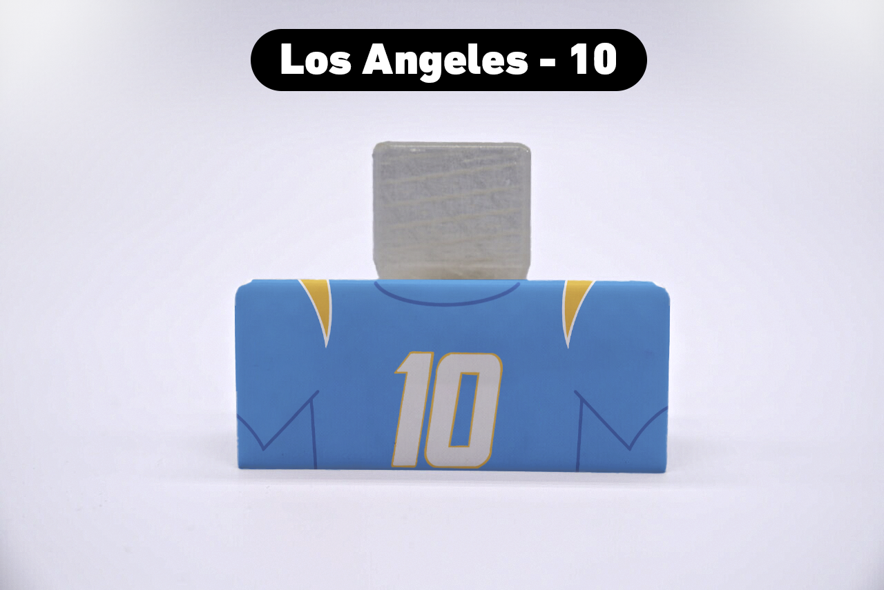 Football Los Angeles #10 Jersey Series VariStand Trading Card Display