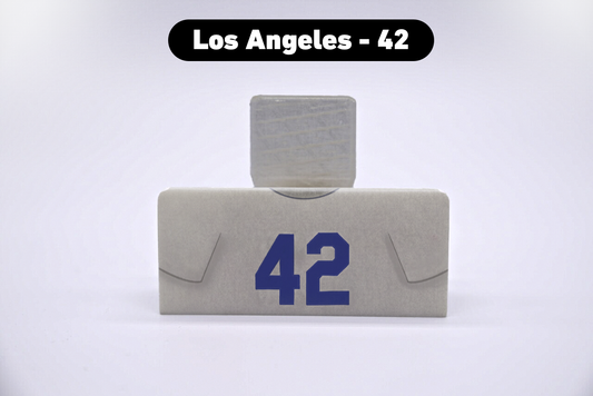 Baseball Los Angeles #42 Jersey Series VariStand Trading Card Display
