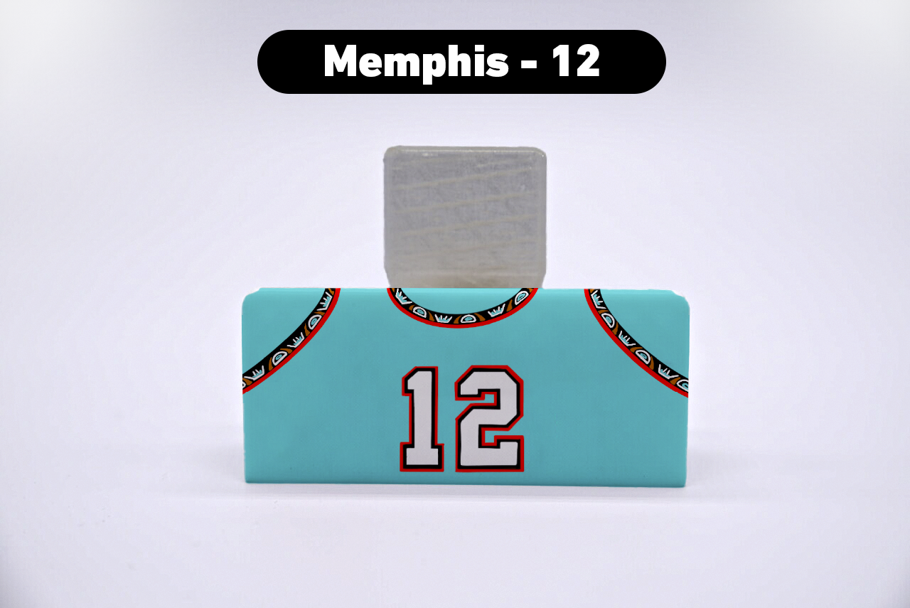 Basketball Memphis #12 Jersey Series VariStand Trading Card Display