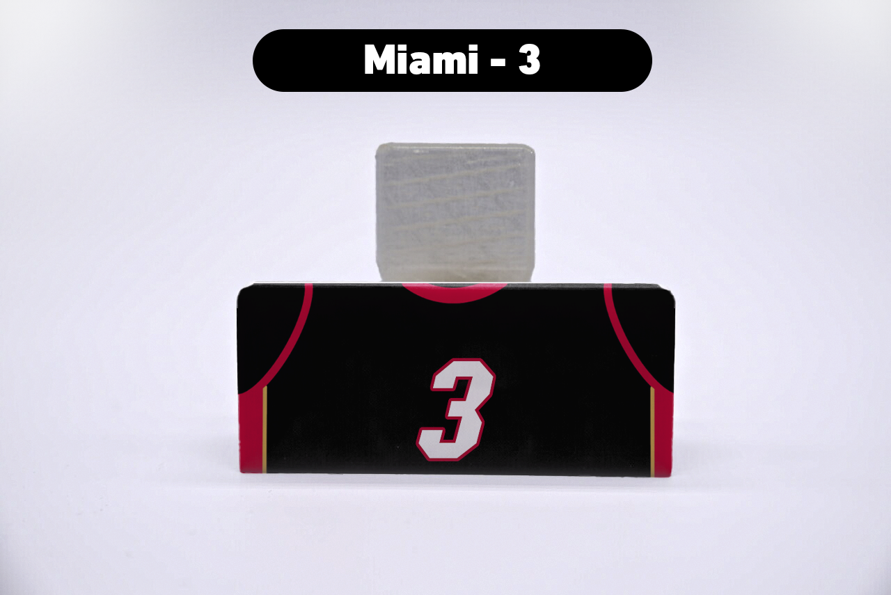 Basketball Miami #3 Jersey Series VariStand Trading Card Display