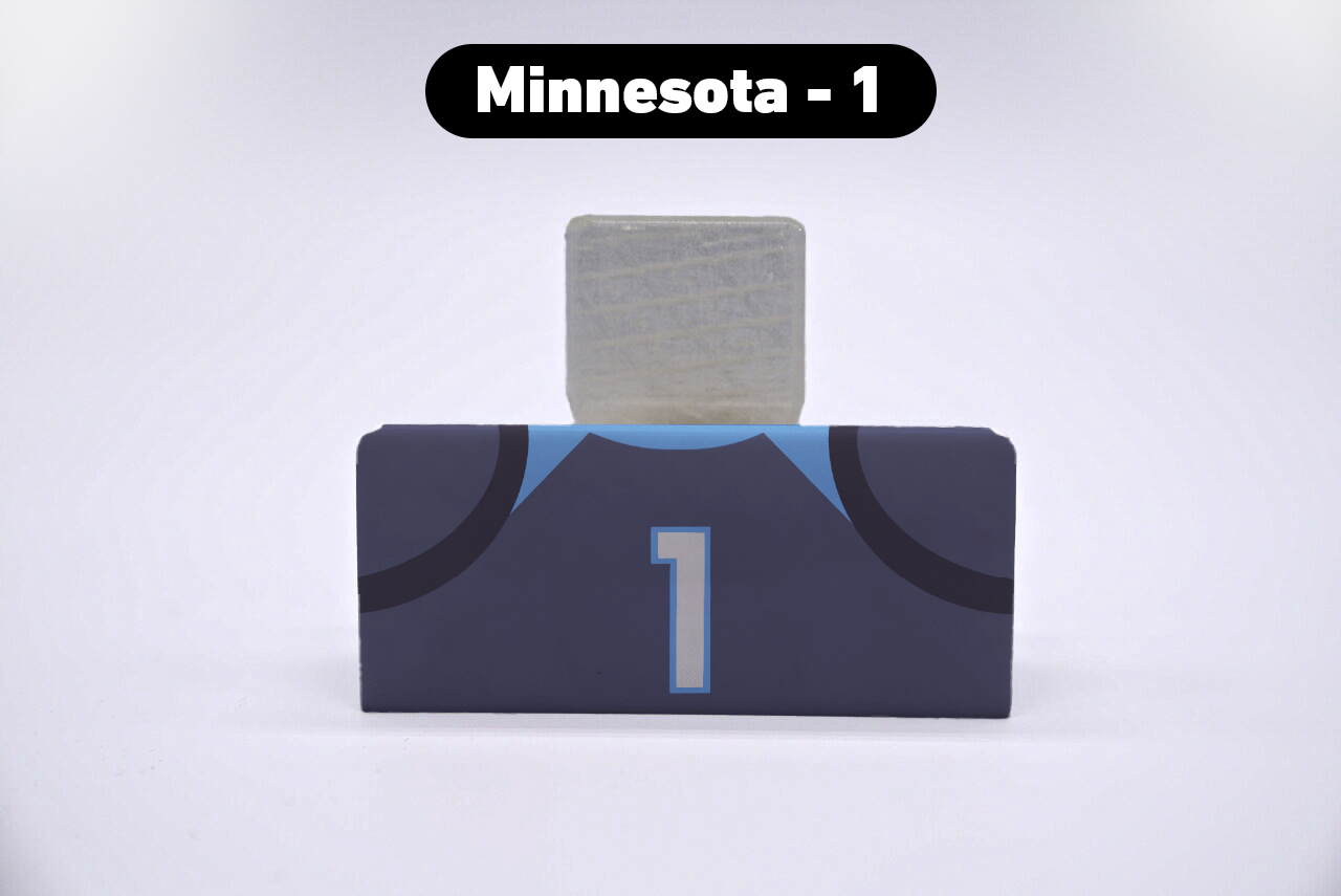 Basketball Minnesota #1 Jersey Series VariStand Trading Card Display