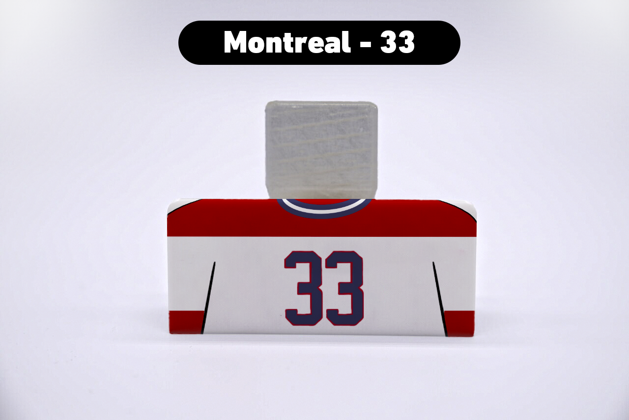 Hockey Montreal #33 Jersey Series VariStand Trading Card Display