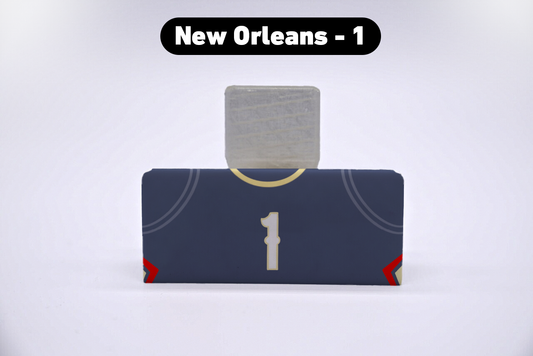 Basketball New Orleans #1 Jersey Series VariStand Trading Card Display