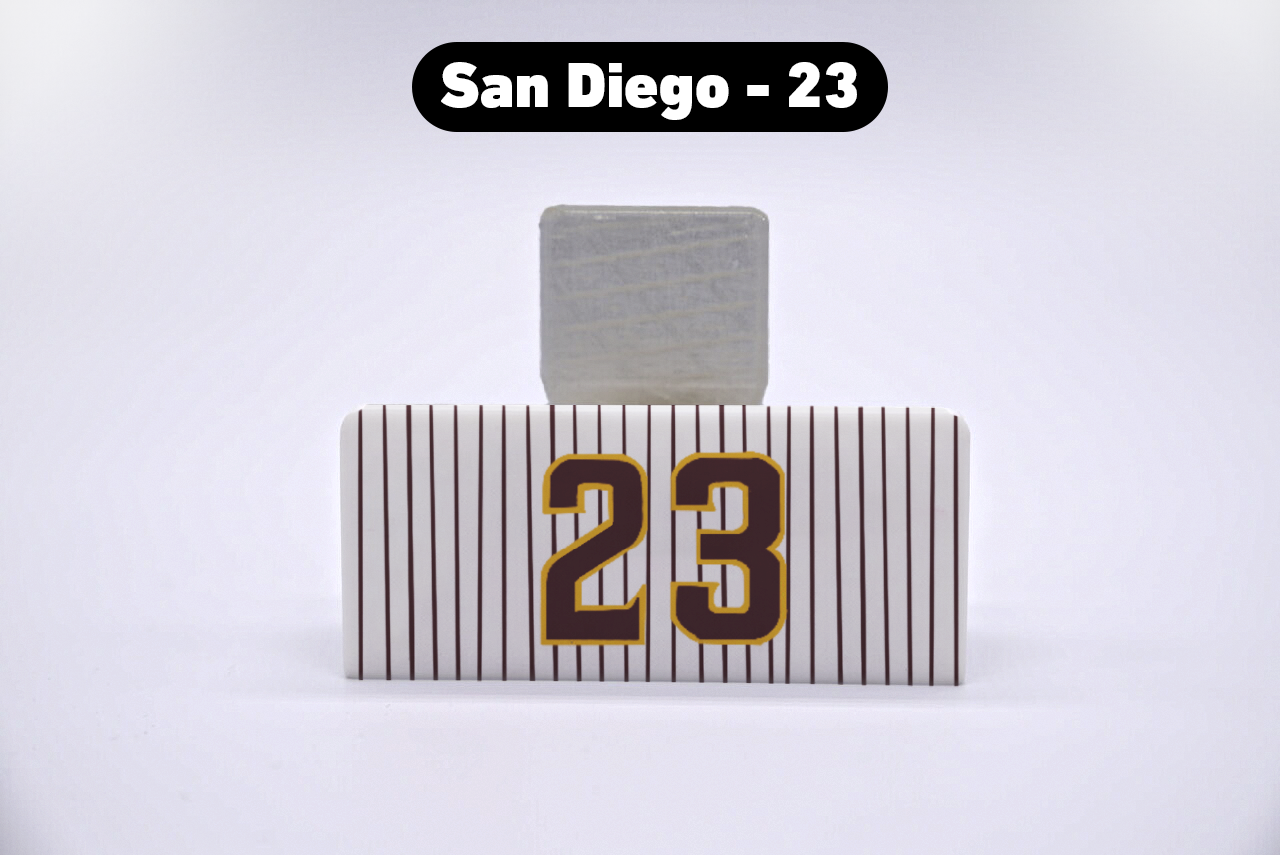 Baseball San Diego #23 Jersey Series VariStand Trading Card Display