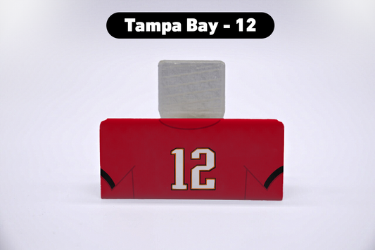 Football Tampa Bay #12 Jersey Series VariStand Trading Card Display